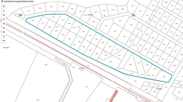 Раздел участков в поселке Аквамарин