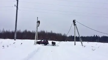 Электрификация поселка Аквамарин